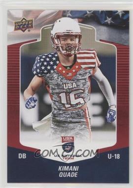 2018 Upper Deck USA Football - [Base] - Blue Border #75 - Kimani Quade