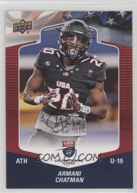 2018 Upper Deck USA Football - [Base] - Blue Border #77 - Armani Chatman