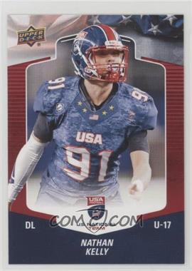 2018 Upper Deck USA Football - [Base] - Red Border #154 - Nathan Kelly