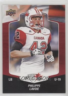 2018 Upper Deck USA Football - [Base] - Red Border #177 - Philippe Lavoie