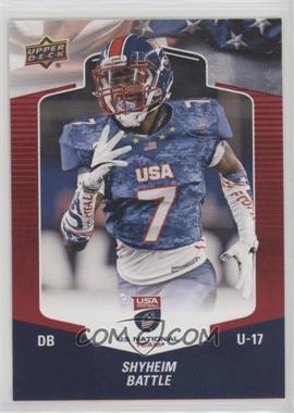 2018 Upper Deck USA Football - [Base] - Red Border #189 - Shyheim Battle