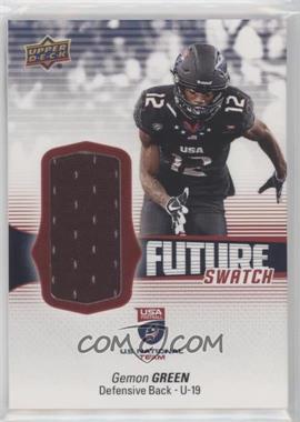 2018 Upper Deck USA Football - U19 Future Swatch #FS-12 - Gemon Green