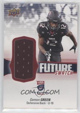 2018 Upper Deck USA Football - U19 Future Swatch #FS-12 - Gemon Green