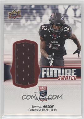 2018 Upper Deck USA Football - U19 Future Swatch #FS-12 - Gemon Green