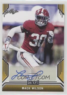 2019 Leaf Draft - Autographs - Gold #BA-MW2 - Mack Wilson