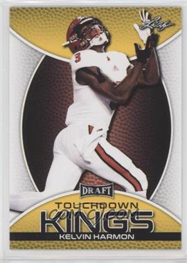 2019 Leaf Draft - [Base] - Gold #82 - Touchdown Kings - Kelvin Harmon