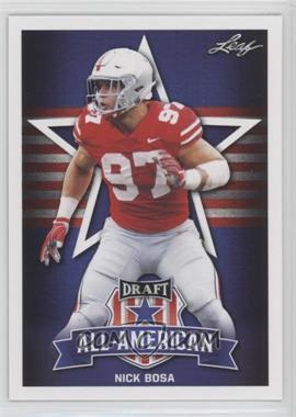 2019 Leaf Draft - [Base] #79 - All-American - Nick Bosa