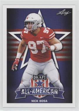 2019 Leaf Draft - [Base] #79 - All-American - Nick Bosa