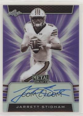 2019 Leaf Metal Draft - Sepia Variation - Purple #SV-JS1 - Jarrett Stidham /25