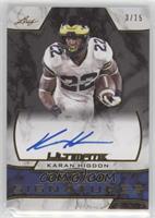 Karan Higdon #/15