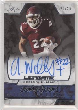 2019 Leaf Ultimate - Rookie Signatures #URS-AW2 - Aeris Williams /25