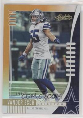 2019 Panini Absolute - [Base] - Orange Spectrum #53 - Leighton Vander Esch /75