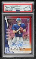 Rookie - Daniel Jones [PSA 8 NM‑MT] #/40