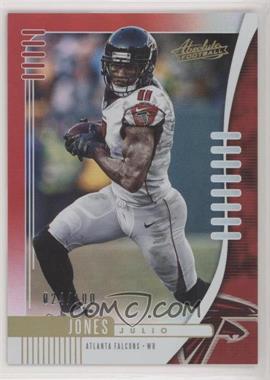 2019 Panini Absolute - [Base] - Red Spectrum #80 - Julio Jones /100