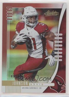 2019 Panini Absolute - [Base] - Red Spectrum #98 - David Johnson /100