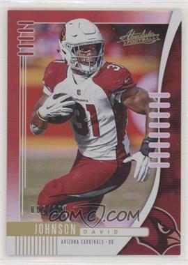 2019 Panini Absolute - [Base] - Red Spectrum #98 - David Johnson /100