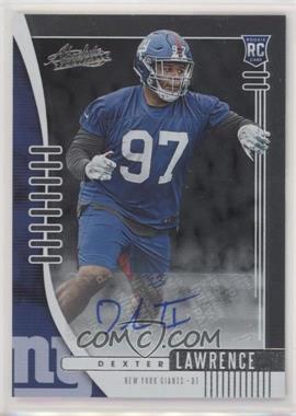 2019 Panini Absolute - [Base] - Signatures #177 - Rookie - Dexter Lawrence