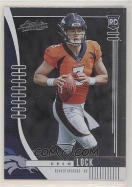 2019 Panini Absolute - [Base] #115 - Rookie - Drew Lock