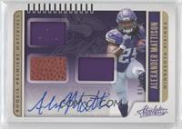 Rookie Premiere Materials Autos - Alexander Mattison #/299