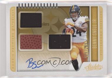 2019 Panini Absolute - [Base] #204 - Rookie Premiere Materials Autos - Benny Snell Jr. /299