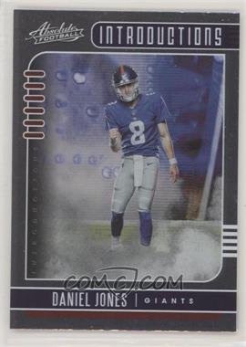 2019 Panini Absolute - Introductions #3 - Daniel Jones