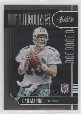 2019 Panini Absolute - NFL Icons #13 - Dan Marino