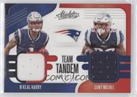 N'Keal Harry, Sony Michel [EX to NM] #/199