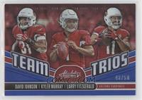 Larry Fitzgerald, David Johnson, Kyler Murray #/50