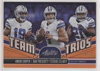 Amari Cooper, Dak Prescott, Ezekiel Elliott #/75