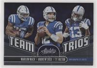 Andrew Luck, Marlon Mack, T.Y. Hilton