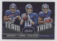 Eli Manning, Saquon Barkley, Sterling Shepard