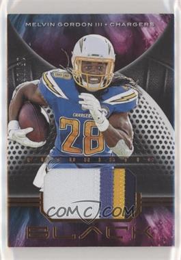 2019 Panini Black - Futuristic - Copper #F-MG - Melvin Gordon III /25