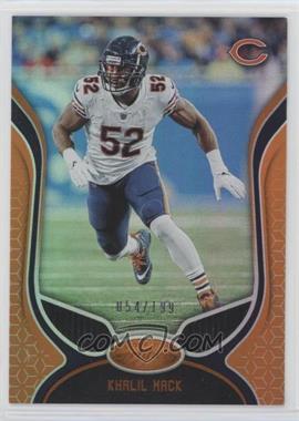 2019 Panini Certified - [Base] - Mirror Orange #66 - Khalil Mack /199