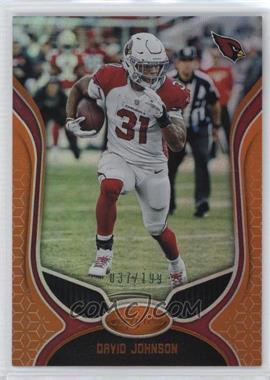 2019 Panini Certified - [Base] - Mirror Orange #90 - David Johnson /199