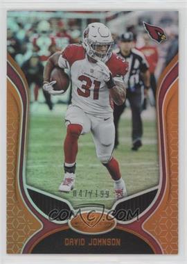 2019 Panini Certified - [Base] - Mirror Orange #90 - David Johnson /199