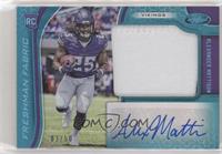 Freshman Fabric Signatures - Alexander Mattison #/50