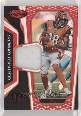 2019 Panini Certified - Certified Gamers - Mirror Red #CG-AG - A.J. Green /99