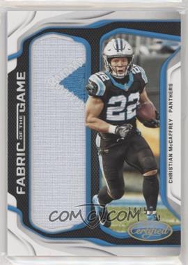 2019 Panini Certified - Fabric of the Game - Prime #FG-CM - Christian McCaffrey /50 [EX to NM]