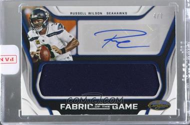 2019 Panini Certified - Fabric of the Game Signatures #FS-RW - Russell Wilson /7 [Uncirculated]