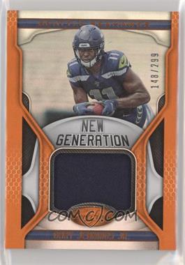 2019 Panini Certified - New Generation Jerseys - Mirror Orange #NG-GJ - Gary Jennings Jr. /299