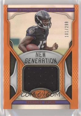 2019 Panini Certified - New Generation Jerseys - Mirror Orange #NG-MB - Marquise Brown /299