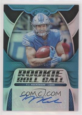 2019 Panini Certified - Rookie Roll Call Signatures - Mirror Teal #RR-TH - T.J. Hockenson /35