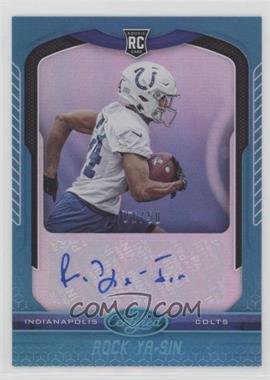 2019 Panini Certified - Rookie Signatures - Mirror Teal #154 - Rock Ya-Sin /50