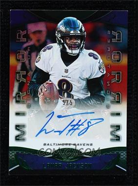 2019 Panini Certified - Signatures - Mirror Green #MI-LM - Lamar Jackson /5