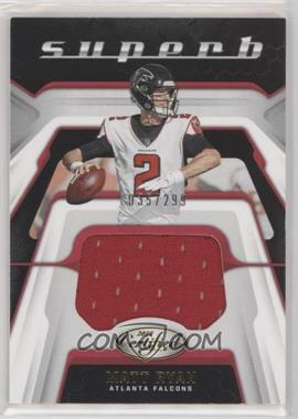 2019 Panini Certified - Superb Swatches #SU-MR - Matt Ryan /299