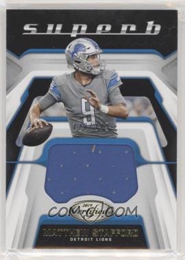 2019 Panini Certified - Superb Swatches #SU-MS - Matthew Stafford /299