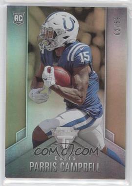 2019 Panini Chronicles - Titanium Rookie - Draft Number #TR22 - Parris Campbell /59