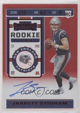 2019 Panini Contenders - [Base] - 1st Off the Line Red Zone #122.2 - Rookie Ticket RPS Variation - Jarrett Stidham