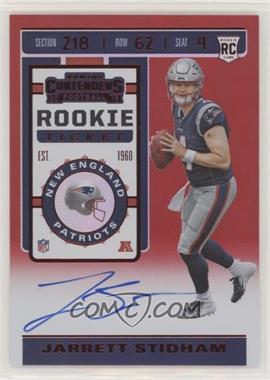 2019 Panini Contenders - [Base] - 1st Off the Line Red Zone #122.2 - Rookie Ticket RPS Variation - Jarrett Stidham
