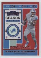 Season Ticket - Kerryon Johnson